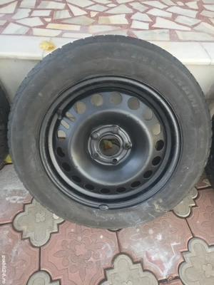 Jante tablă R16, 5x115, originale GM  - imagine 2