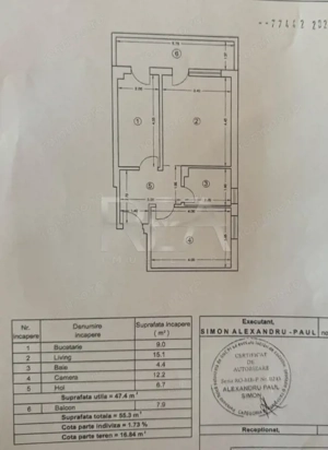2 camere | Eminescu -Mosilor | Bloc nou - imagine 12
