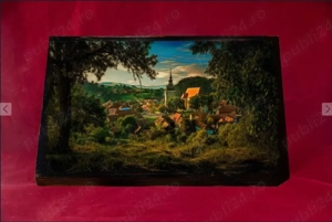 Tablou biserica fortificata Saschiz