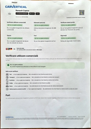 Renault Captur - Carte de service la ziiii ! + Raport CarVertical - imagine 11