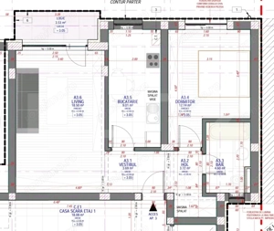 Apartament 2 camere, 51.66 mp, zona Mehala - imagine 6