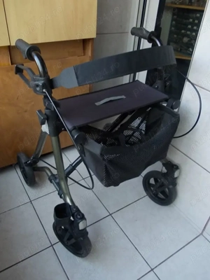 Rolator DIETZ Taima M-Gt aluminiu cu 4 roti cadru ortopedic modern pliabil