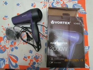 Vand Uscator de par VORTEX VO4800, 2000W, 2 viteze, mov - imagine 2
