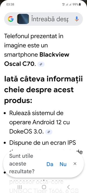 vind telefon Blackview Oscal - imagine 4