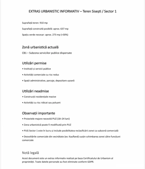 Vanzare teren stradal Sisesti  - imagine 4