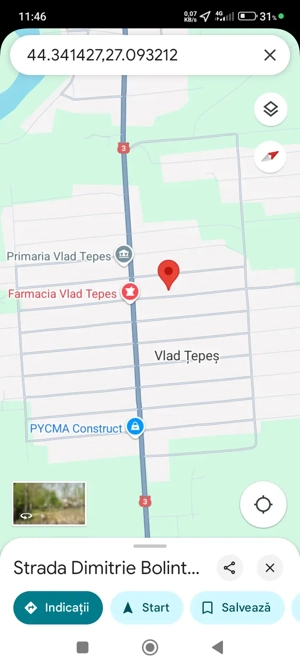 Teren intravilan la 75 km de București 