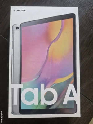 tableta cu SIM 4G Samsung Galaxy Tab A 10.1 + alimentator + husa + cutie originala - imagine 2