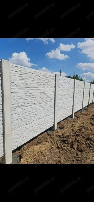 Vand gard din beton armat bine prelucrat,calitate superioara.