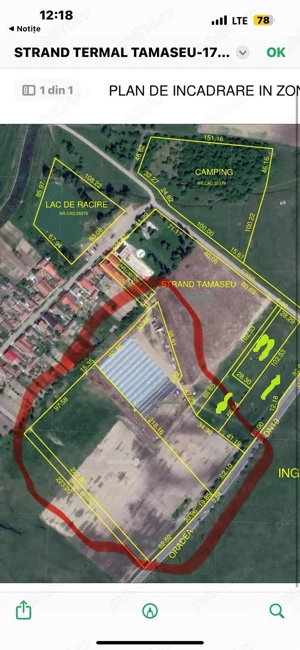 Oportunitate,Teren intravilan in Tamaseu Bihor la DN19