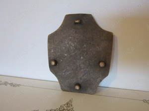 cadou rar Cruce Cina cea de taina Isus +12 apostoli bronz Weinert 1960 - imagine 2