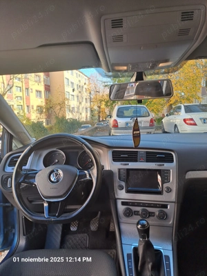 VW GOLF 7, 2015, 1.2 TSI 105 cp, Bluemotion Technology - imagine 6