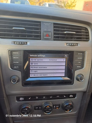 VW GOLF 7, 2015, 1.2 TSI 105 cp, Bluemotion Technology - imagine 10