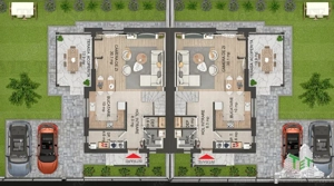 Vila individuala cuplata, in complex rezidential modern, cu 4 camere, toate utilitatile, Drumul Tabe - imagine 5