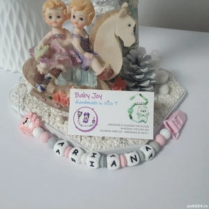 Lantisoare din silicon pentru suzeta, dentitie