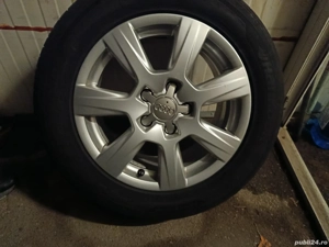 Jante audi,vw ,skoda 5x112 16, anvelope iarna 225 55 16 ,dot 2020 