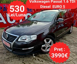Volkswagen Passat 1.6 TDI Comfortline - RATE de la 530 Lei pe Luna