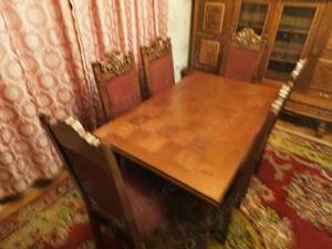 Vand masa extensibila cu 6 scaune