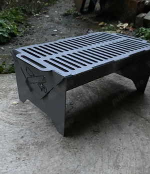 Grătar camping demontabil 