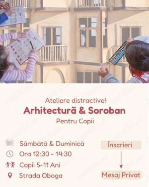 Atelier Pentru Copii - Arhitectură și Soroban (Abac)