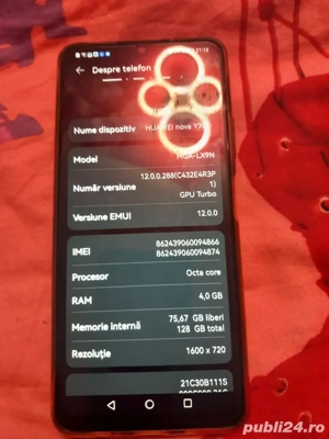 huwaei nova y 70 - imagine 3