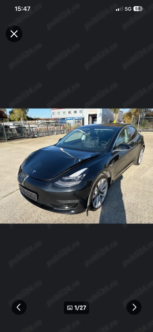 Vând Tesla Model 3 Dual Motor Long Range usor avariat, garantie activa ,  - imagine 4