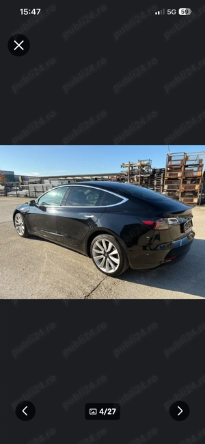 Vând Tesla Model 3 Dual Motor Long Range usor avariat, garantie activa ,  - imagine 3