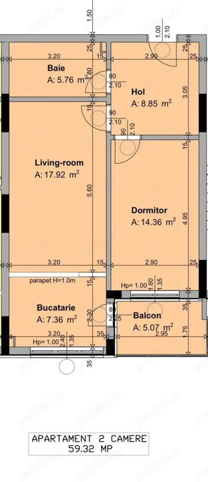 Apartament 2 Camere strada Ciresului, Fundeni Dobroesti  - imagine 9