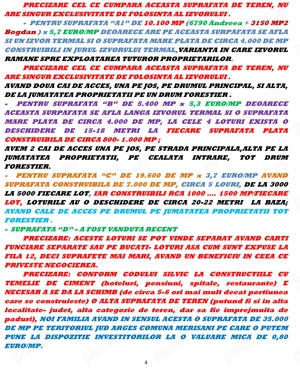 Teren pentru constructii   PĂDURE. Vanzare   Colaborare - Inchiriere - imagine 4