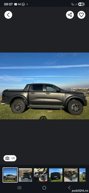 Ford Ranger Double Cap RAPTOR 292Cp