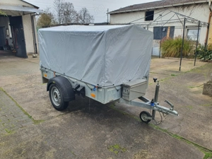 Remorca 750 kg cu prelata Humbaur Steely - imagine 2