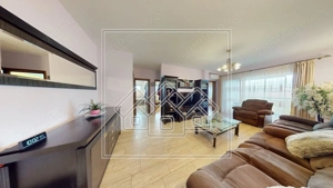 Ap.cu 3 camere, 2 bai si balcon, etaj intermediar, mobilat si utilat - imagine 2