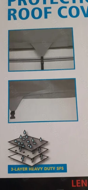 Prelata   husa de protectie a acoperisului rulotei EUROTRAIL - imagine 3