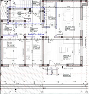 Apartament Giroc 3 camere 2 bai 81mp utili si GRADINA 70MP