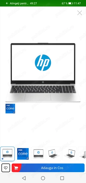 Laptop hp 17 inch