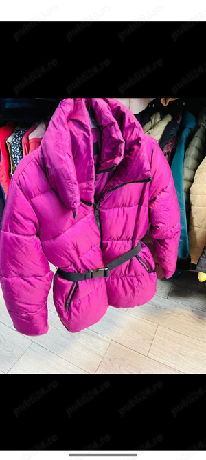 Geaca groasa iarna magenta