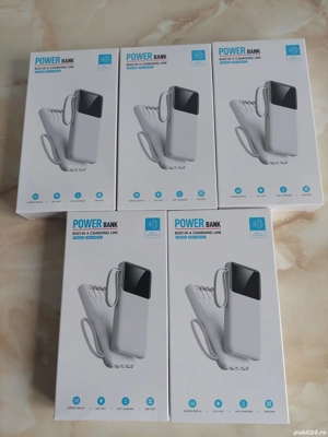 Vând baterie   baterii portabile de 20000 mAh, noi, sigilate [poze reale]