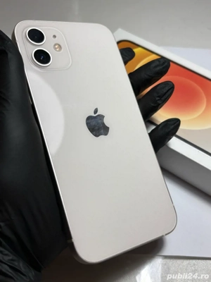   iPhone 12 Alb   128GB   Impecabil, folosit 2 ani, arată ca nou!   - imagine 2