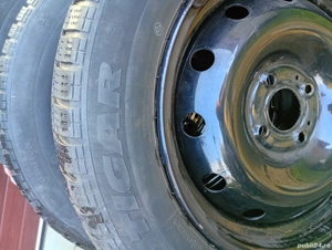 Vând set de anvelope de iarnă Tigar 185/65-15  echipate cu genți. - imagine 3