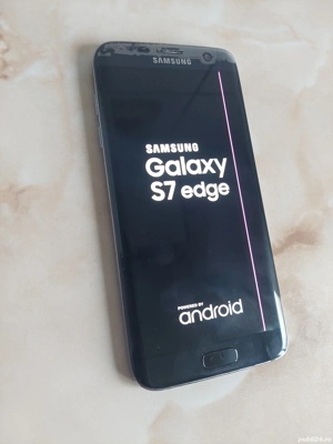 Vând Samsung Galaxy S7 Edge, perfect funcțional, cu o dungă [poze reale]