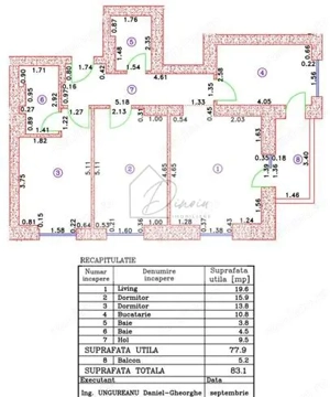 Cortina North | Apartament 3 Camere | Finisaje Lux - modelul mare 83mp - imagine 2