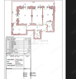 Apartament 3 camere CORTINA NORTH Pipera -105mp, lux, vedere Promenada - imagine 2