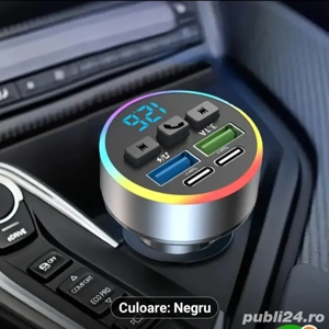 Incarcator telefon pentru masina cu mp 3 player și Bluetooth  - imagine 3