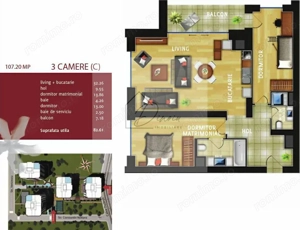 COMISION 0% I Apartament 3 camere Piata Alba Iulia I Bucuresti Mall - imagine 10