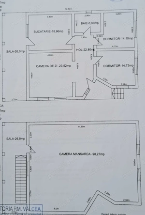 Repozitionare pret -Casă P+M nefinisată   Goranu,Calea Bucuresti 127 A Râmnicu-Vâlcea , acces rapid - imagine 13