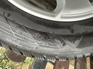 Jante aliaj originale Vw pe 16” cauciucuri de iarnă GoodYear/Hankook 215x60x16 Tiguan - imagine 5