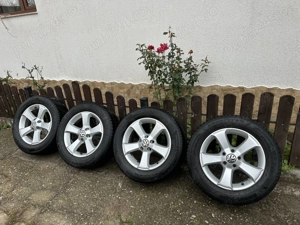 Jante aliaj originale Vw pe 16” cauciucuri de iarnă GoodYear/Hankook 215x60x16 Tiguan - imagine 7