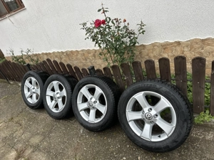 Jante aliaj originale Vw pe 16” cauciucuri de iarnă GoodYear/Hankook 215x60x16 Tiguan - imagine 2
