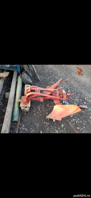 plug reversibil tractoraș motocultor  - imagine 2