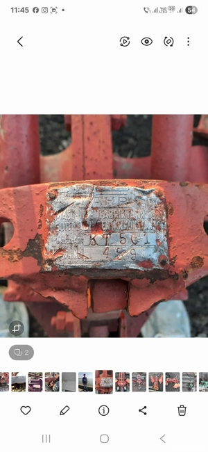 plug reversibil tractoraș motocultor  - imagine 4