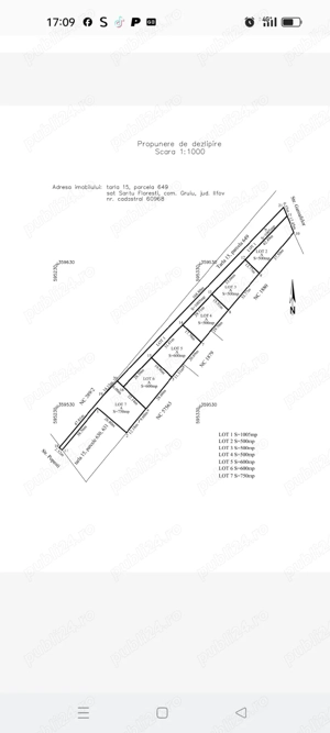     Gruiu , Santu Florești                  Loturi de Teren de vânzare  Intravilan - imagine 4